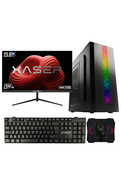 XASER Xsr1237 i3 13100F 32GB Ram 1TB SSD 2GB GT610 23.8" Monitör Ultra Perfor...