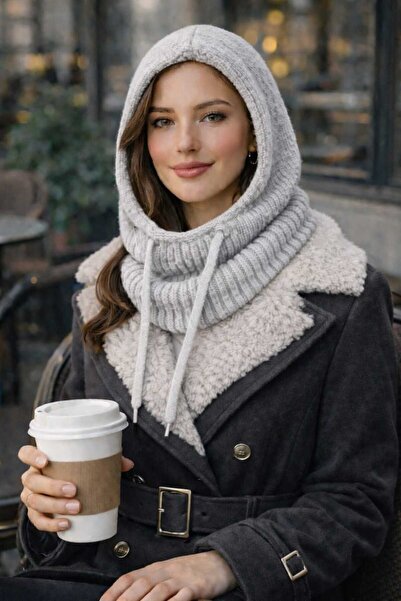 ATE ÖZGÜNEŞ TRİKO TEKSTİL με κουκούλα ΜΠΑΛΑΚΛΑΒΑ ΠΛΕΚΤΟ ΣΚΟΥΦΙ ΜΕ ΚΟΡΔΟΝΙΑ