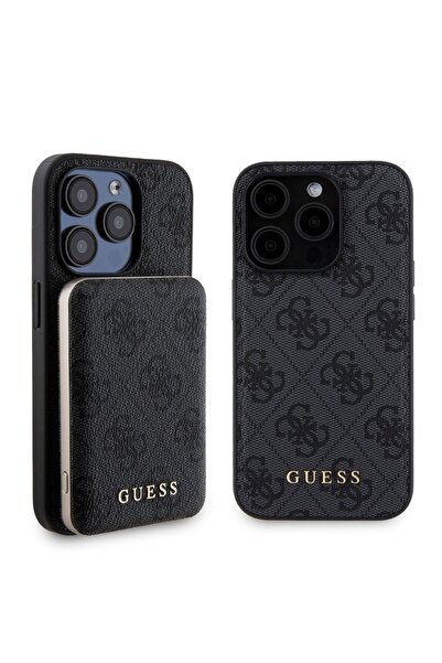 Guess Magnetic Power Bank for iPhone 15 Pro, 10000mAh MagSafe, Wireless Charg...