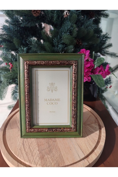 Madame Coco إطار صورة سيرا - أخضر / بني 10 × 15 سم