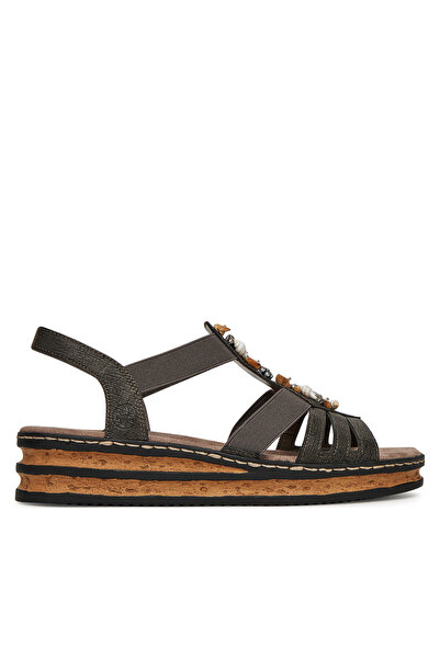 Rieker sandals women gray 62949-45