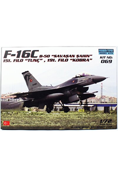 Hobbytime 069 1/72 Ölçek, F-16C B-50 Savaşan Şahin, Tunç 151. Filo ve Kobra 1...