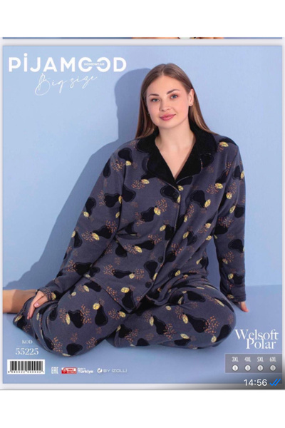 PİJAMOOD Welsoft Büyük beden pijama takımı