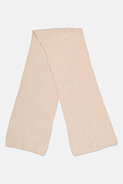 MOHITO Men Ribbed Scarf, Beige