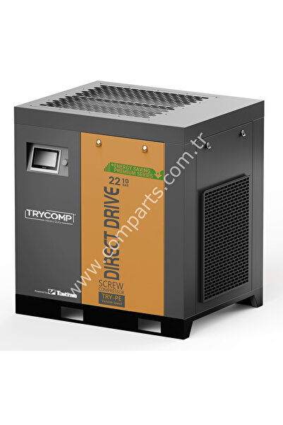 TRYCOMP TRY22TD 22 kW / 30 HP IE5 PM Motorlu Vidalı Hava Kompresörü