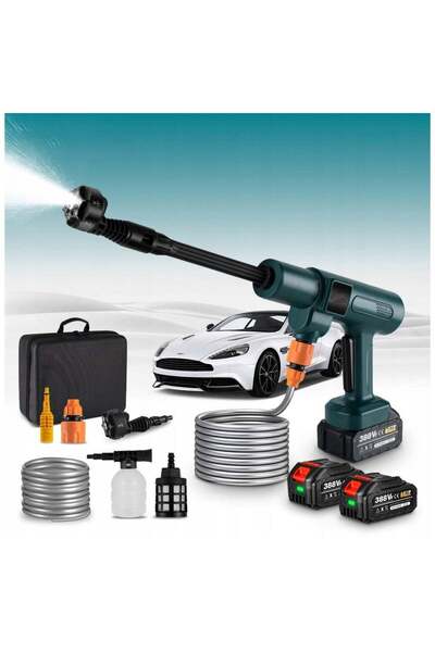 ASIV غسالة ضغط كهربائية بدون فرش 6 في 1 لغسيل الحدائق ومسدس الماء