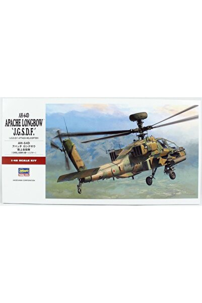 Hasegawa PT42 7242 1/48 Ölçek, AH-64D Apache Longbow (JGSDF), Askeri Helikopt...