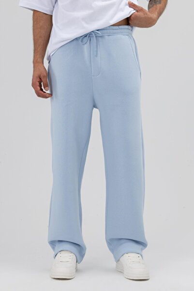 VAMOSCLO Washable Baggy Sweatpants Baby Blue