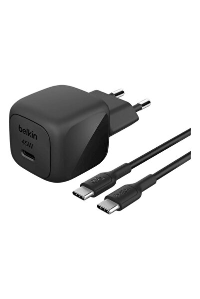 Belkin WCA013 45W USB Şarj Cihazı 1 m C-C Siyah