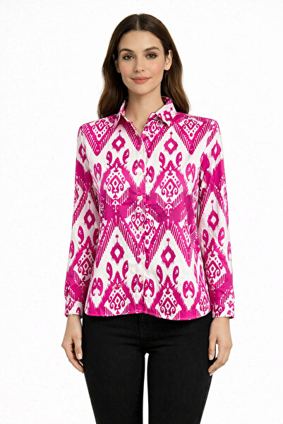 Nuevo Γυναικείο μακρυμάνικο πουκάμισο από τρικοτόν με σχέδια – Casual & Κομψό...