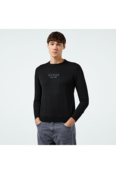Guess Doran Erkek İpek Yün Karışımlı Triko
