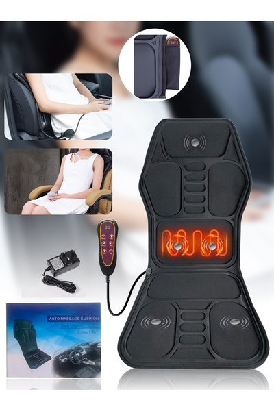 Leon Lifestyle وسادة تدليك بـ 5 محركات للظهر والرقبة - 8 أوضاع و3 مستويات شدة...