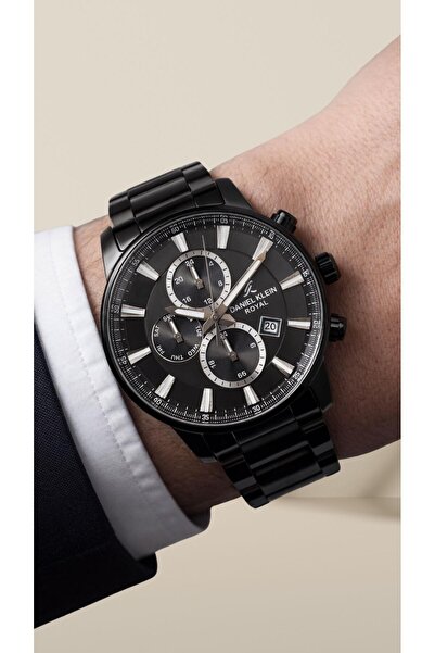 Daniel Klein Çelik Kordon Erkek Kol Saati Siyah DKE.1.10803-4