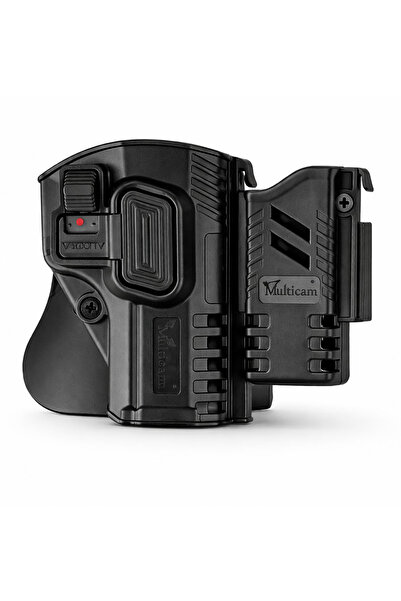 multicam Siyah Level 2 Polimer Şarjörlü Silah Kılıfı (SAR9)