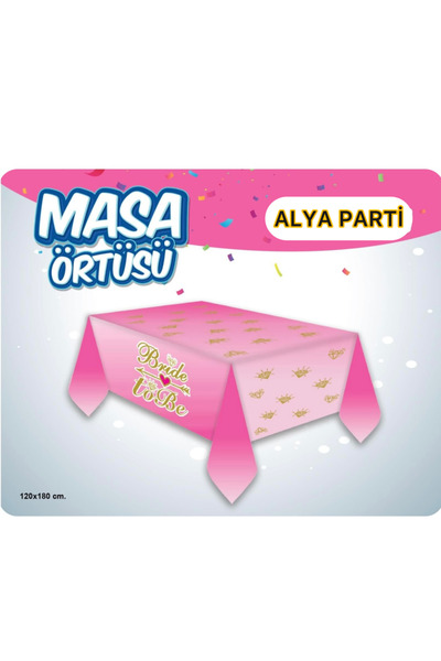 ALYA PARTİ Bride To Be Masa örtüsü 120x180