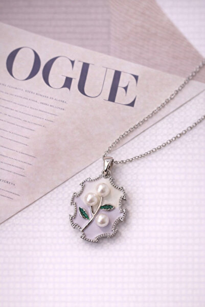 Adanova Concept Pinterest İnci Buketi Çelik Kolye