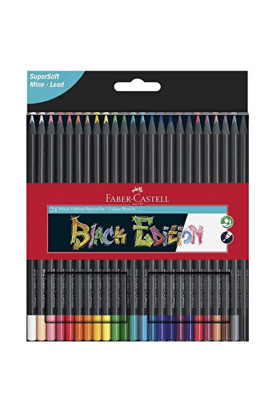Faber Castell Black Edition Color Pencil In Assorted Color- 24pcs