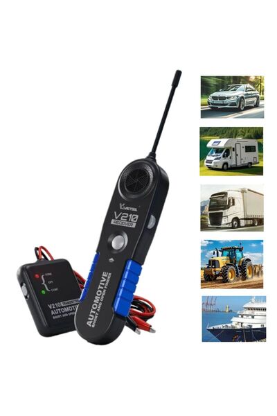 BALQRA Tester circuit auto V210, detectare scurtcircuit, sonda flexibila 17cm...