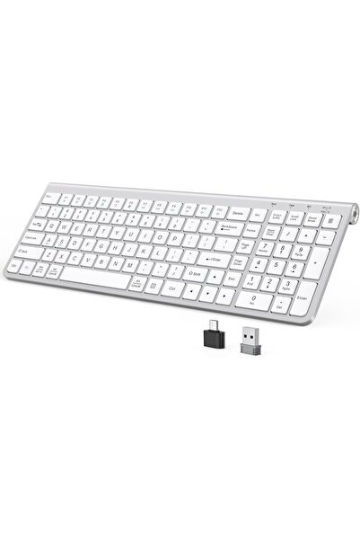 Generics JOYACCESS Wireless Keyboard, Ergonomic, Dustproof, 2.4G Slim and Com...