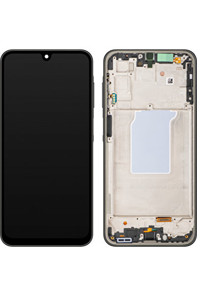 OEM Display screen with Touchscreen and Frame for Samsung A26 5G, A266, Black