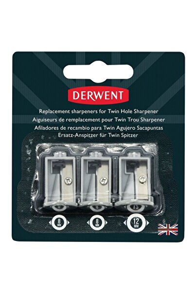 Derwent Electric sharpener spare part Professional, for 2302332, 3 pcs/set, grey
