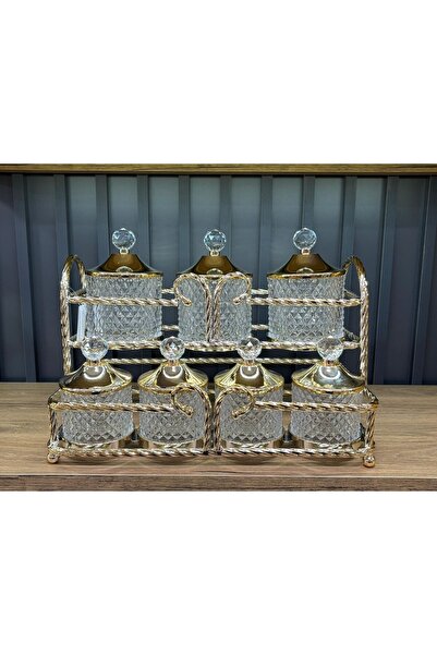 LeylArt Gold Spice Set 7-Piece Jar