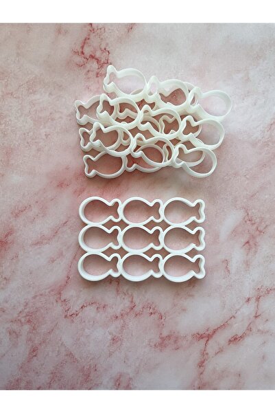 Neşvü Nema Çoklu Balık Kesici 9'lu Kurabiye, Hamur, Seramik Kalıbı