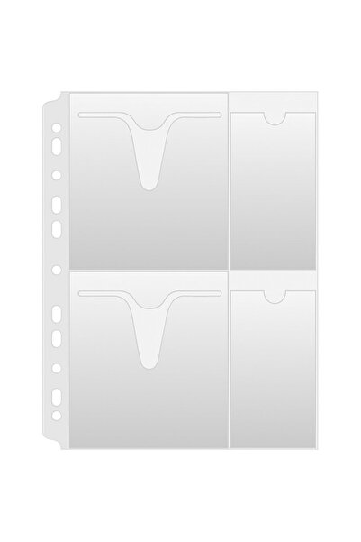 donau Folie protectie A4, pentru 4 CD/DVD, 160 microni, 25buc/set,