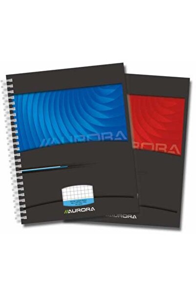 Aurora Spiral notebook, A5, 50 sheets - 90g/m2, cardboard covers, Mano - math...