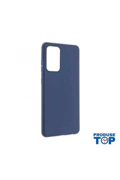 Samsung Carcasă cu membrană din silicon albastru pentru Galaxy A52