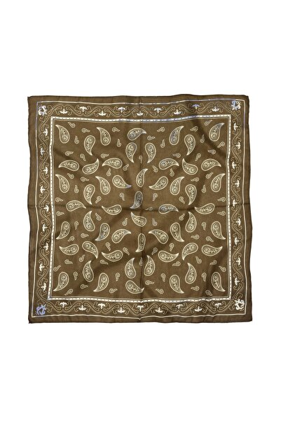 Sultan İpek Cotton Polyester Shawl Patterned Scarf / Bandana 60X60Cm