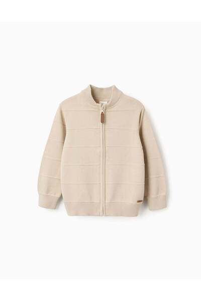 Ziddy CARDIGAN KNITTED, LIGHT BEIGE, 7/8