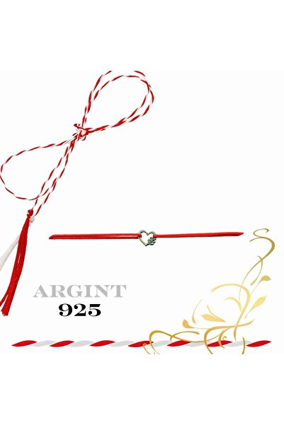 OEM Martisor bracelet made of 925 silver - heart with clover