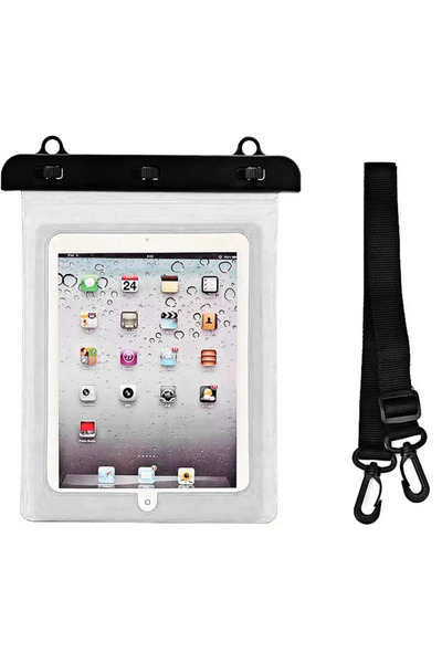 Hurtel Waterproof PVC tablet case - white