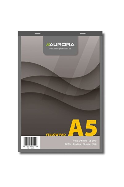 Aurora Stapled notebook, A5, 80 sheets - 80g/m2, microperforations, Office - ...