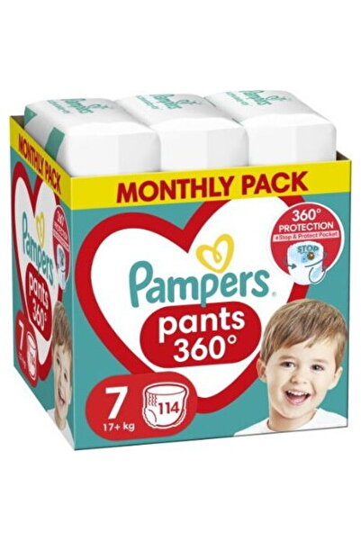 Pampers 8700216341653, Size 7, 15kg+, 114 pcs