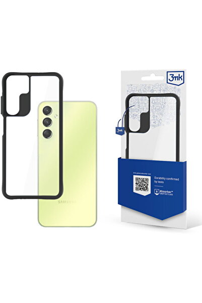 3MK Case for Samsung Galaxy A25 A256, 3MK, Satin Armor Case+, Transparent