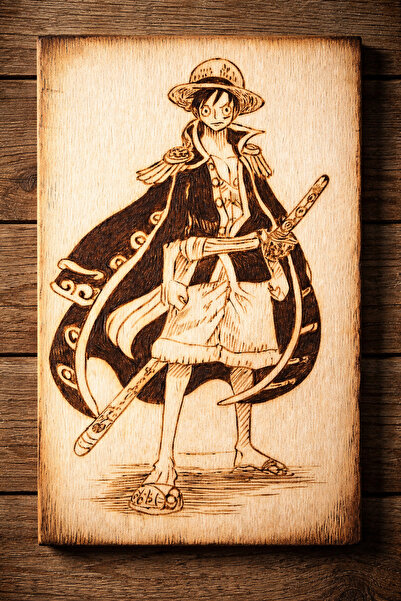 Seyyahpatiler El yapımı ahşap yakma duvar süsü