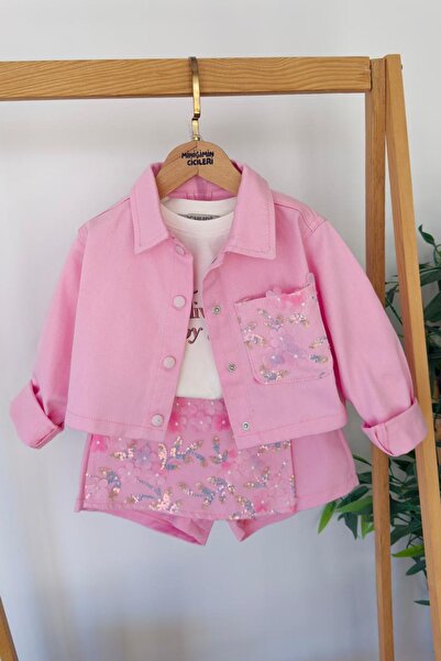 Minigimin Cicileri Miniğimin Cicileri 3-компонентен комплект за момичета с къ...