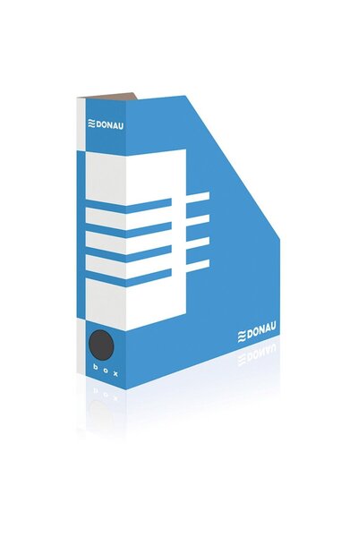 donau Vertical catalog holder, A4 - 8cm wide, made of cardboard, - blue