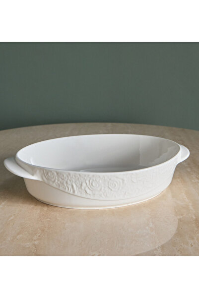 ARRAS طبق خبز من البورسلين - 24 × 36 سم