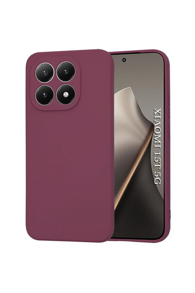 Techsuit Husa pentru Xiaomi 15T - SoftFlex - Plum Red