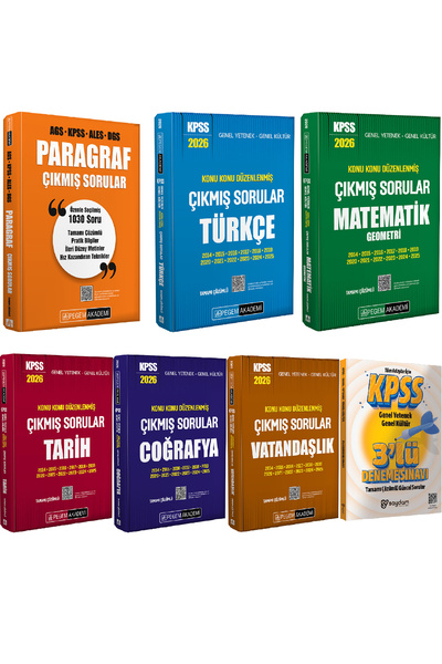 Pegem Akademi Yayıncılık 2026 KPSS GYGK Tüm Dersler Konu Konu Düzenlenmiş Çöz...