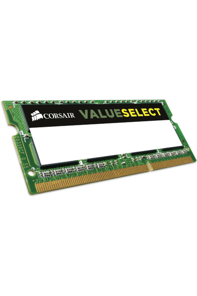 Corsair Memorie RAM Value Select, SODIMM, DDR3, 8GB, 1333 MHz, C9, 1.35V, unb...