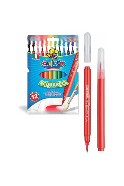 CARIOCA washable, brush type, 12 colors/box, Acquarell