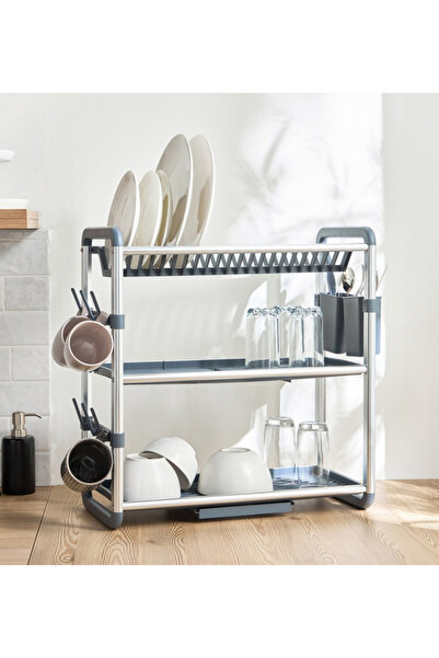 Generic Addie 3-Tier Aluminum Dish Rack