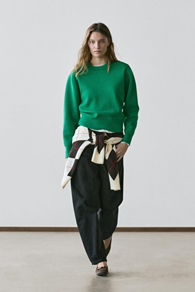 Massimo Dutti Pamuklu triko kazak