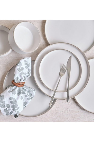 Lizzy 12-Piece Ceramic Dinner Set - Serves 4