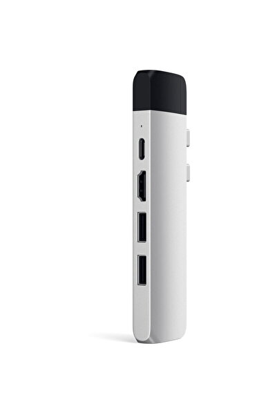 Satechi Hub USB-C PRO cu Docking, HDMI 4K PassThrough, Încărcare, Ethernet, A...