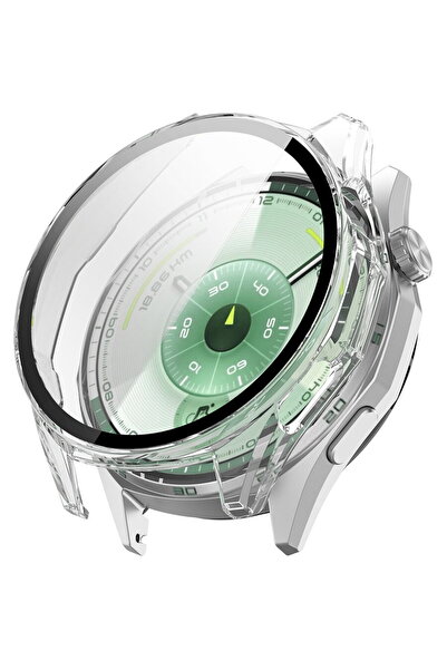 Techsuit Husa pentru Huawei Watch GT 6 46mm + Folie - Defense360 Pro - Clear